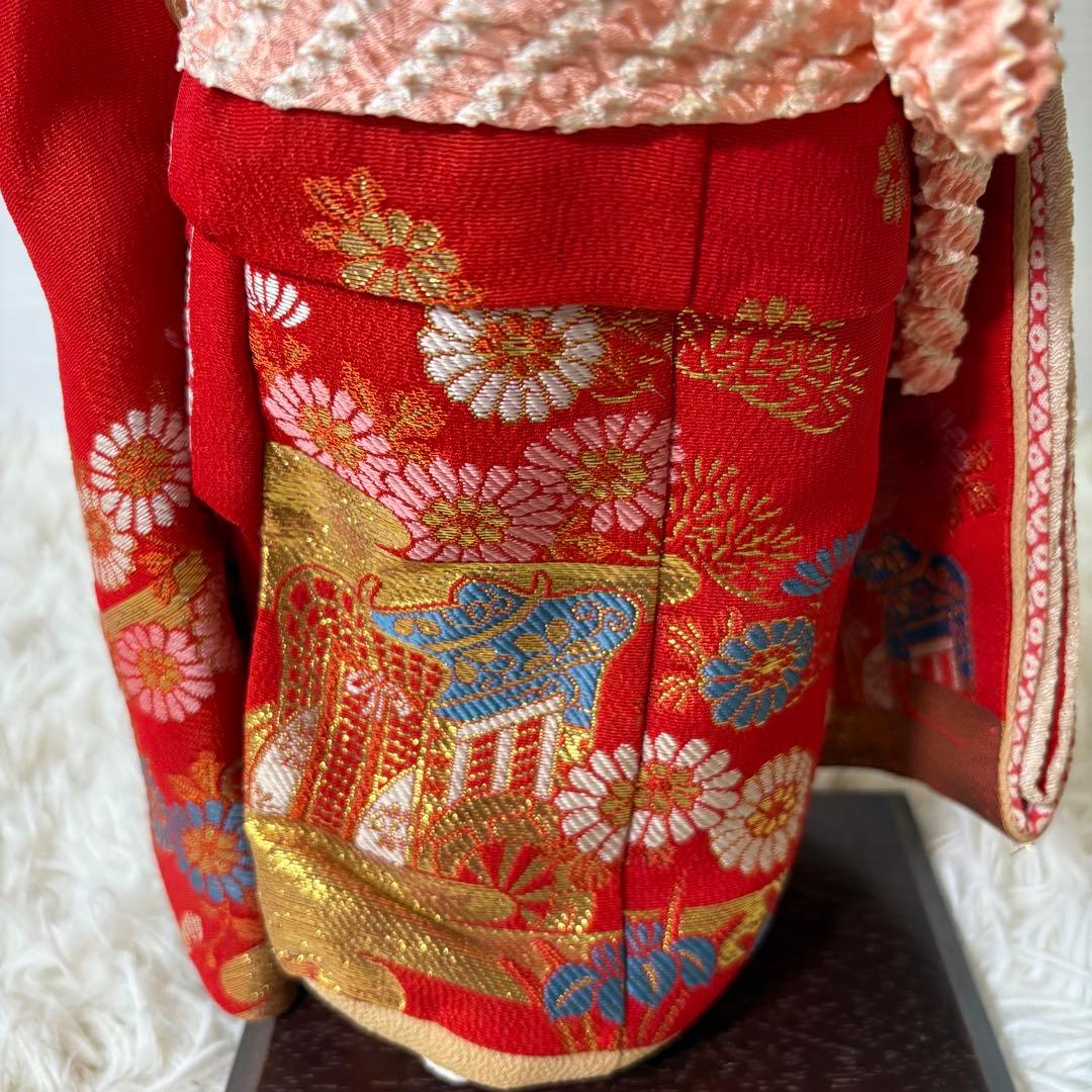 極美品 古い市松人形 45cm 箱入り 元箱