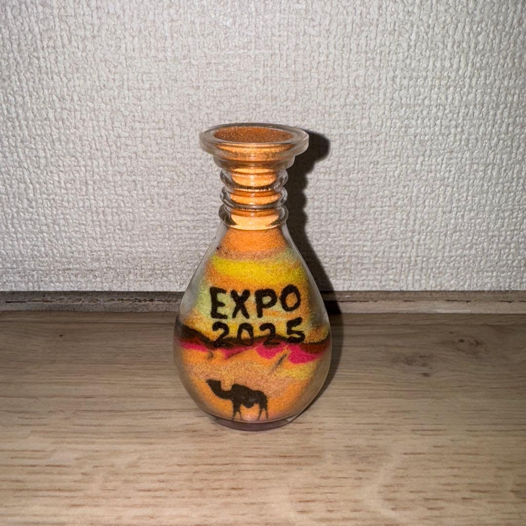 万博　ヨルダン館　サンドアート