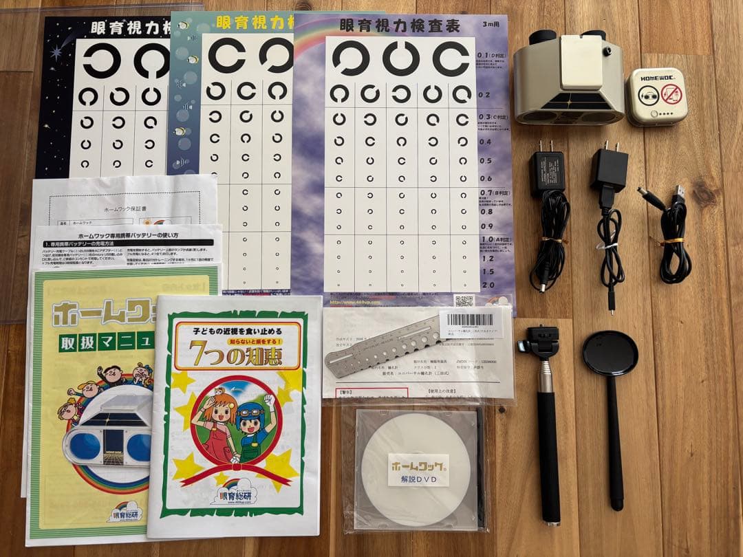 ホームワーク　視力回復トレーニング　眼育総研