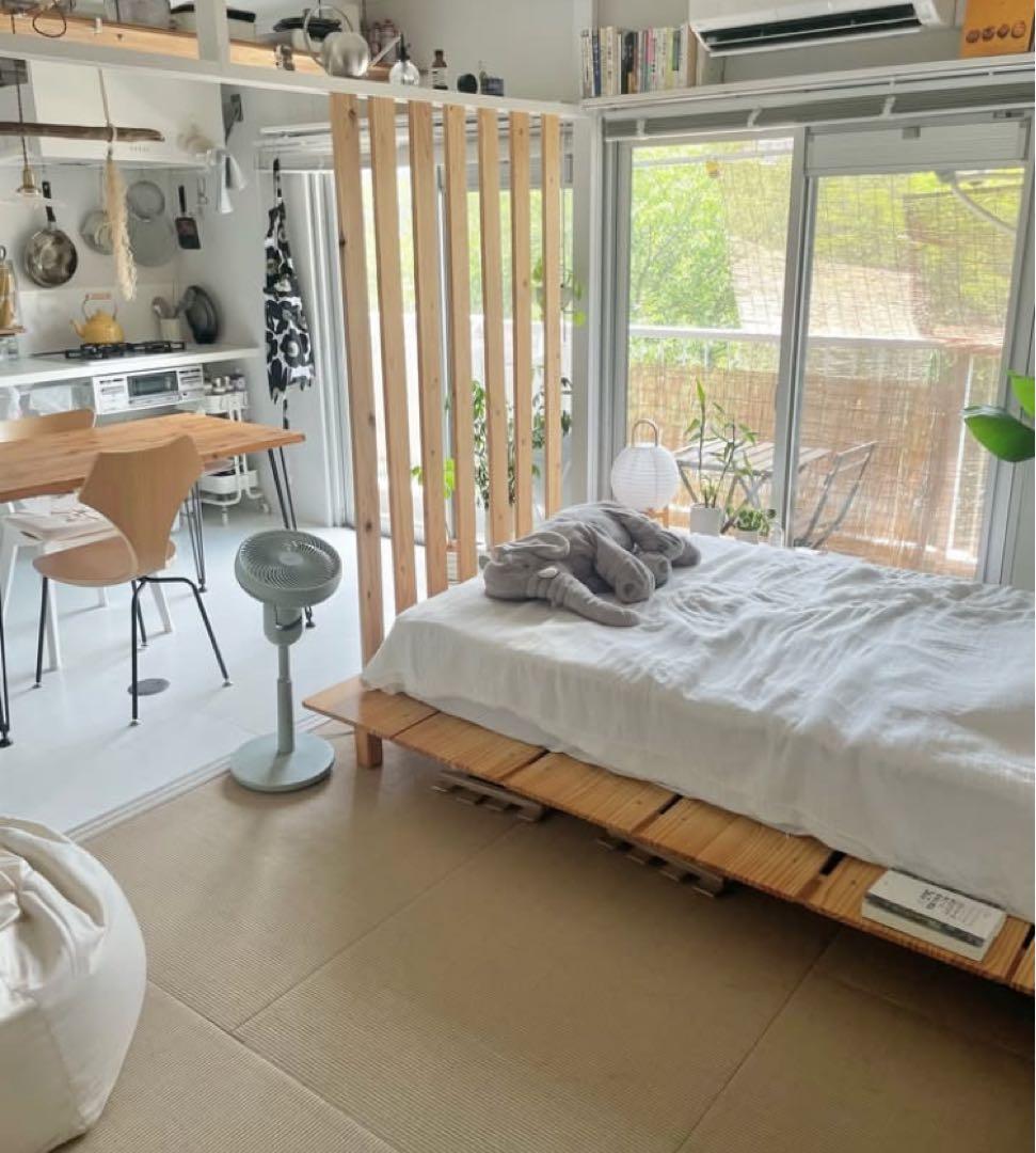 ロウヤ / LOWYA ベッドフレーム　ダブル