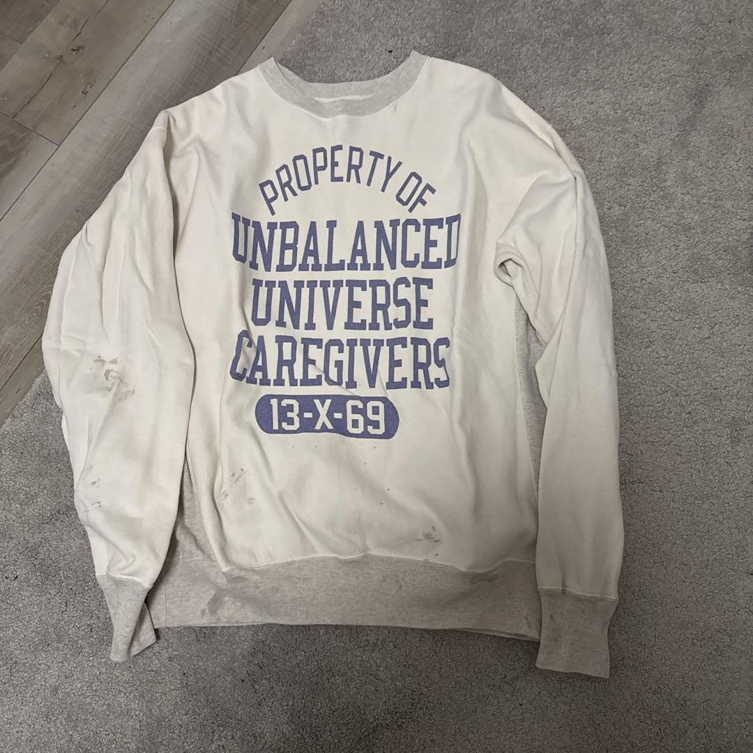 SAINT プリントスウェット ホワイト