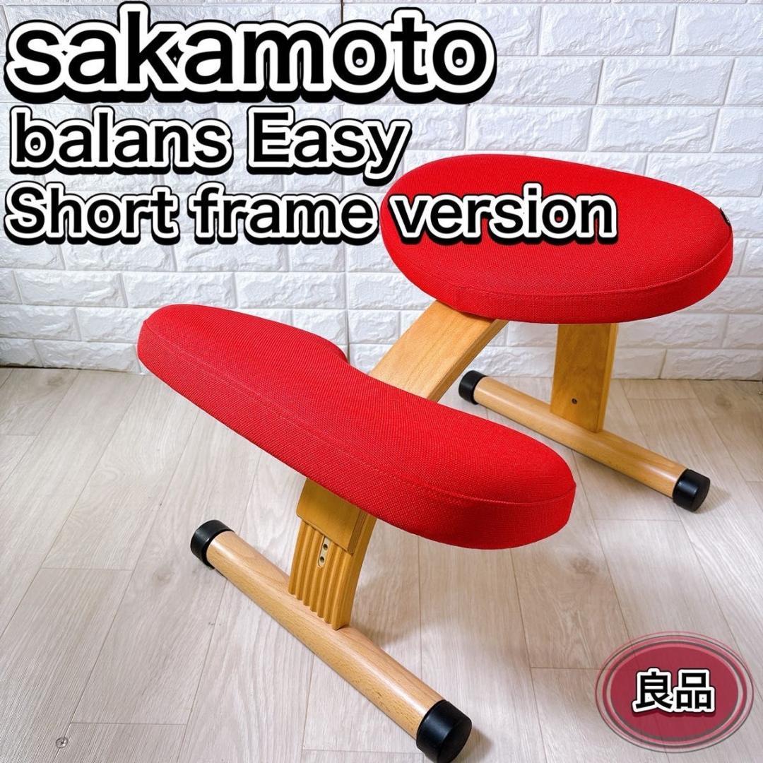 バランスラボ バランスチェア バランスイージー レッド ショートフレーム 美品9