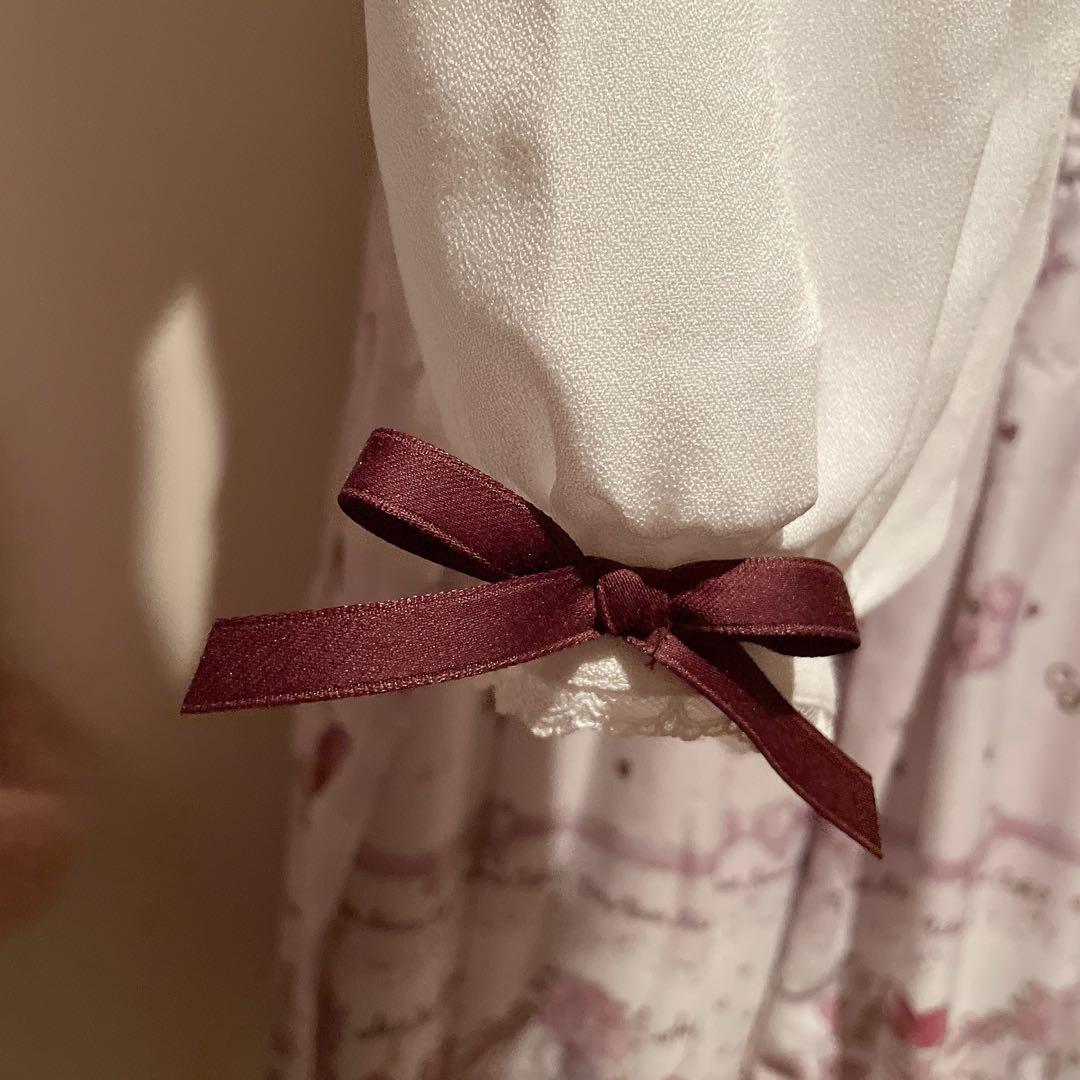 LIZLISA リズリサ Whip bear  cafe柄 ワンピース