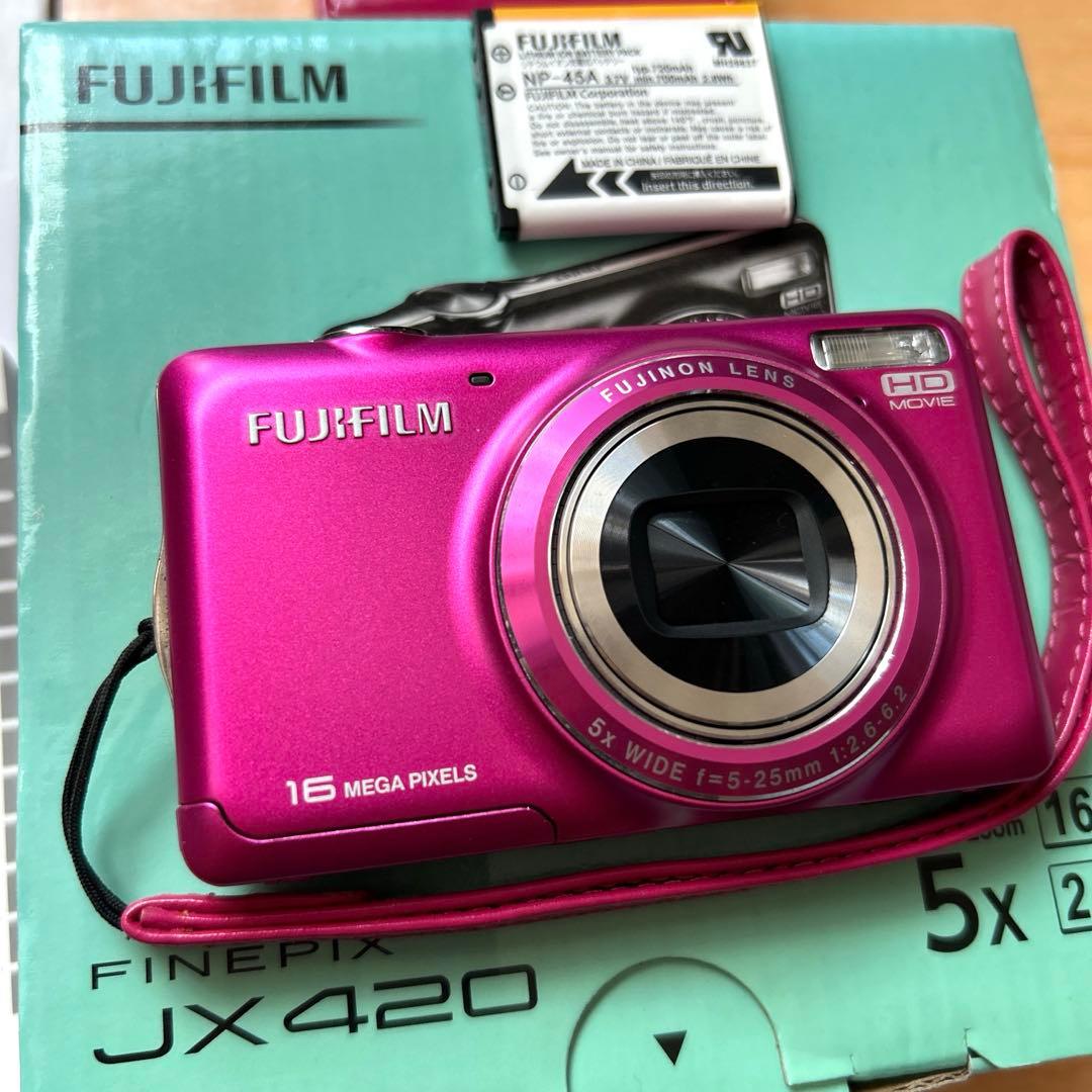 FUJIFILM デジカメ FINEPIX JX420 PINK
