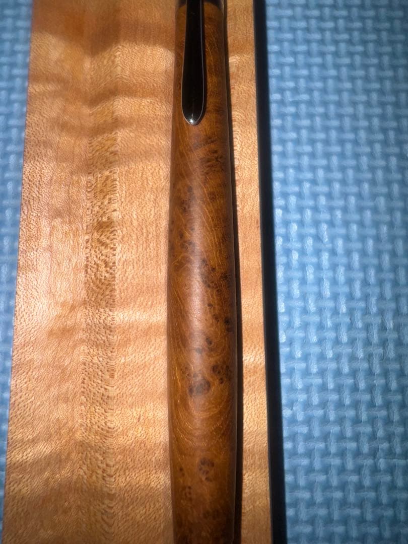 工房楔　チーク瘤杢　上杢　ペンシル