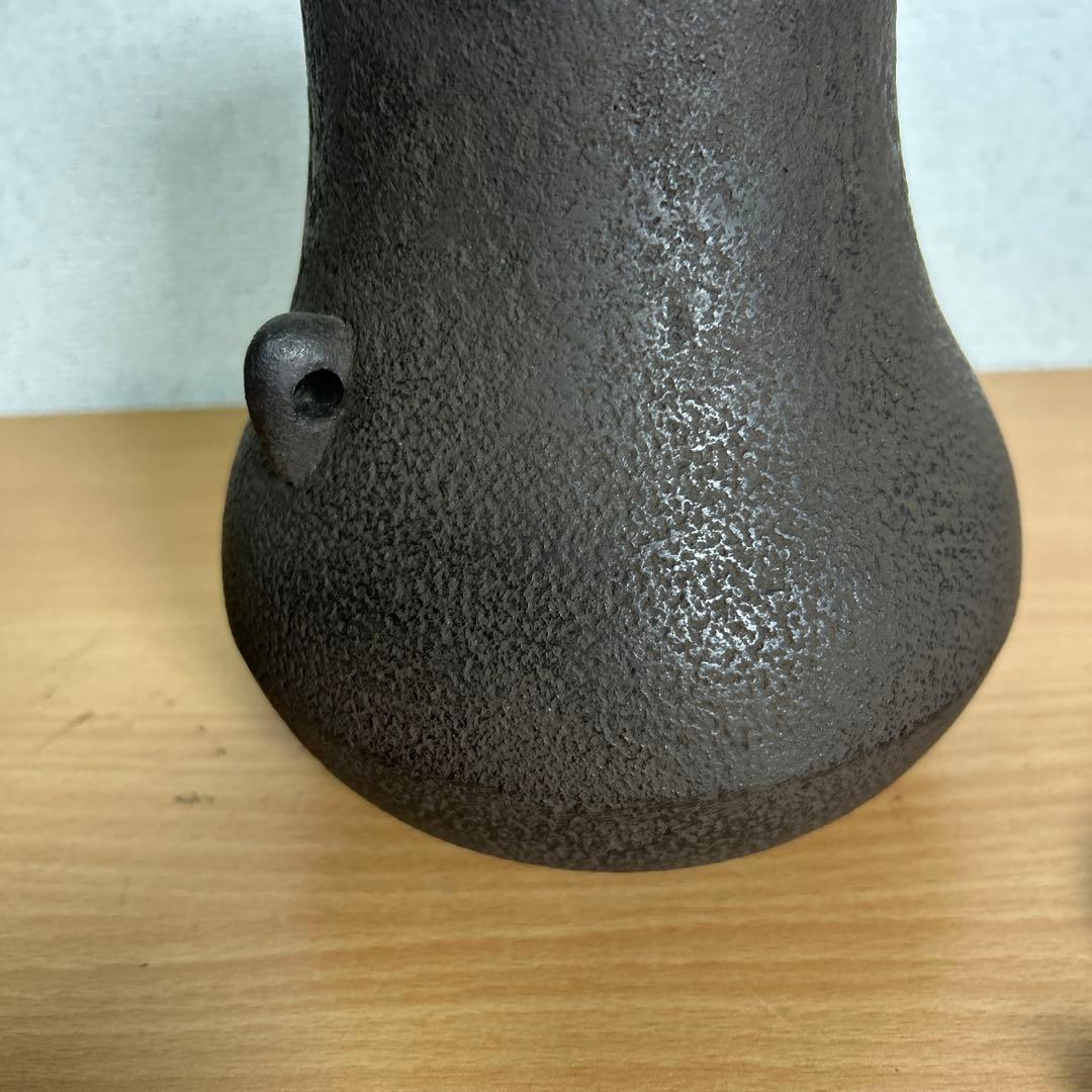 裏千家15世鵬雲斎大宗 『大鶴首釜』13代大西浄長造千家十職