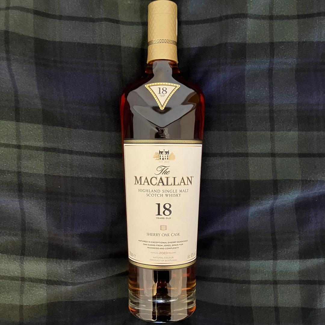The Macallan 18 シェリーオークカスク 2023