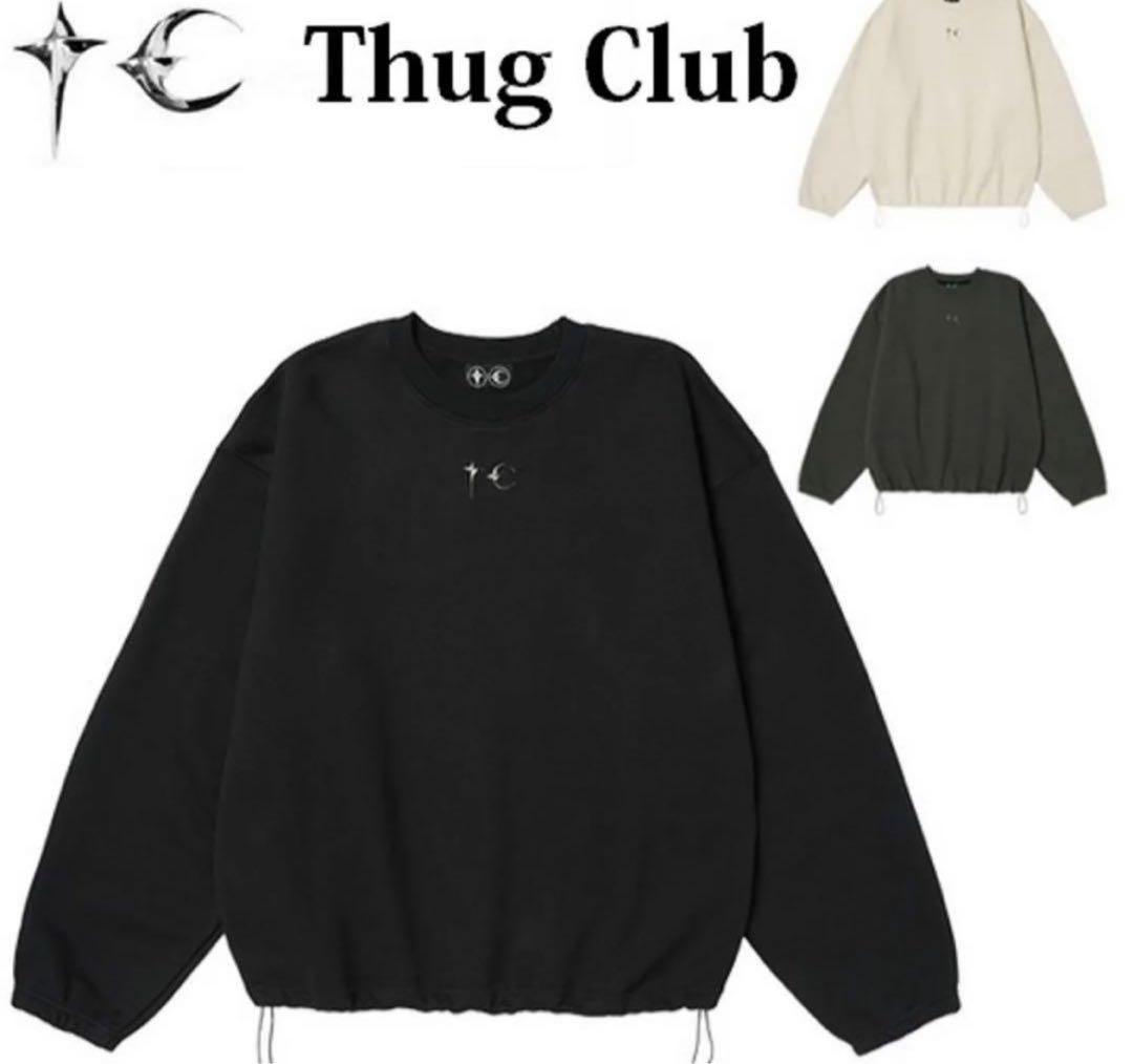 Thug Club ブラック スウェット トレーナー サイズ2