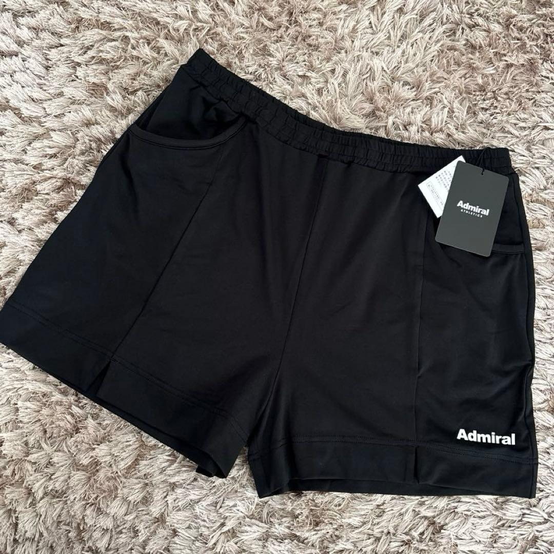 B♣︎Admiral 【新品タグ付き】2025SS ブラック ハーフパンツL