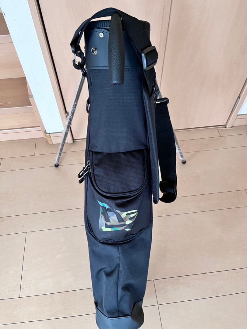 ニューエラスタンド付きカートゴルフバッグ 黒