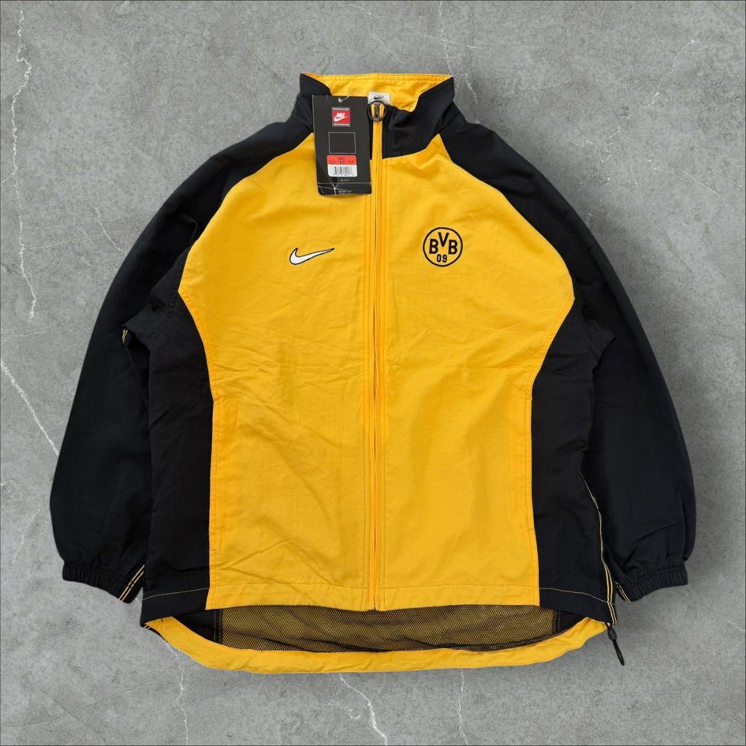 新品 希少 銀タグ 90s NIKE ドルトムント ピステ ウインドブレーカー