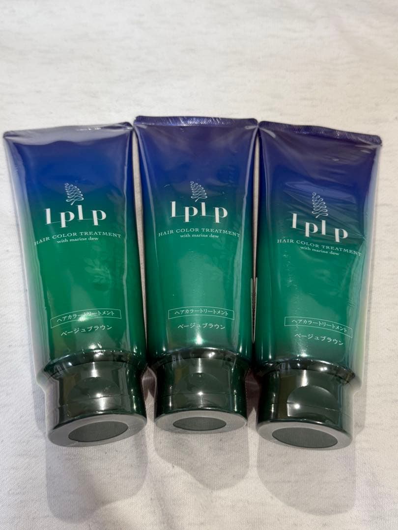 【匿名配送可】Iplp ヘアカラートリートメント ベージュブラウン 3本セット
