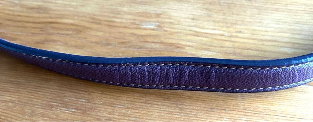 PRADA パープル レザー ハンドバッグ