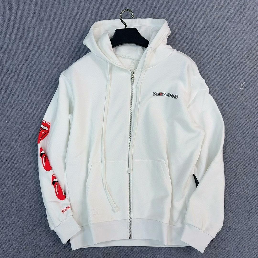 新品未使用CHROME HEARTS ホワイトパーカーM