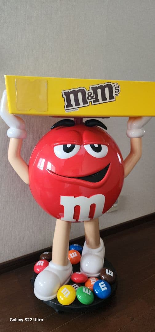 エムアンドエムズ　m&m's　非売品！特大ディスプレイ　(トレイ付)
