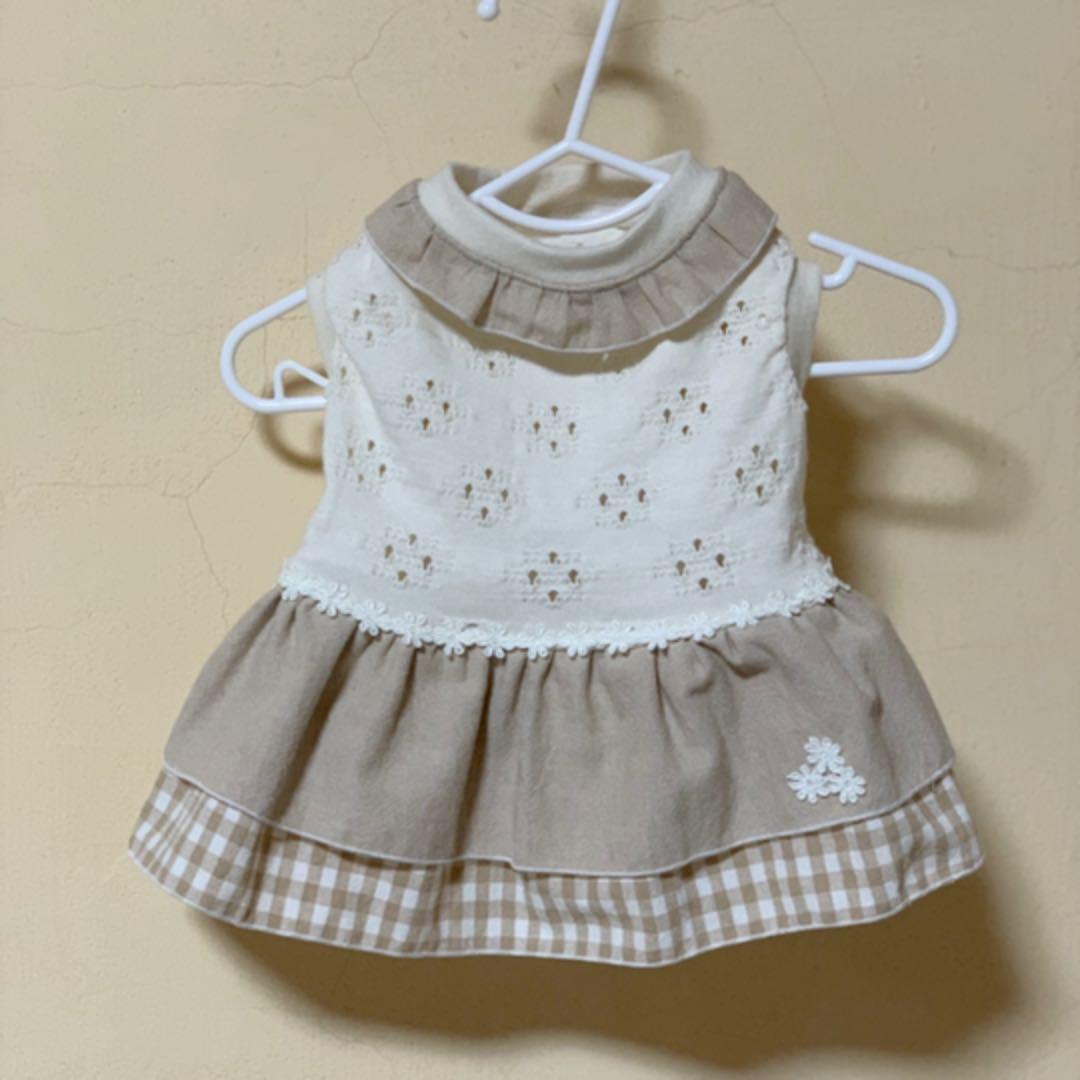 犬服⭐︎ハンドメイド　フリルワンピース