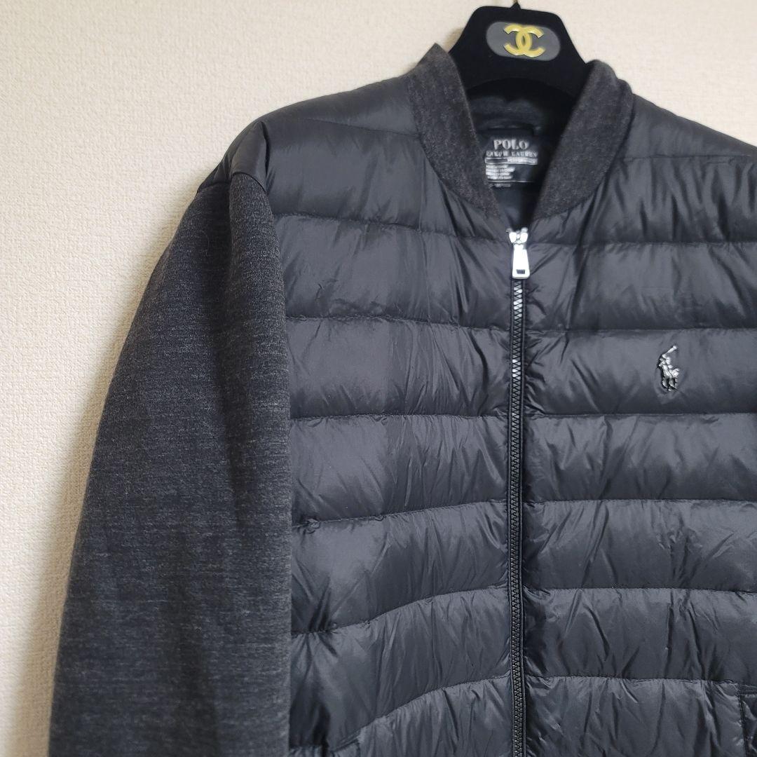 ポロラルフローレン　ハイブリッドダウン　切替デザイン　ポニー　L