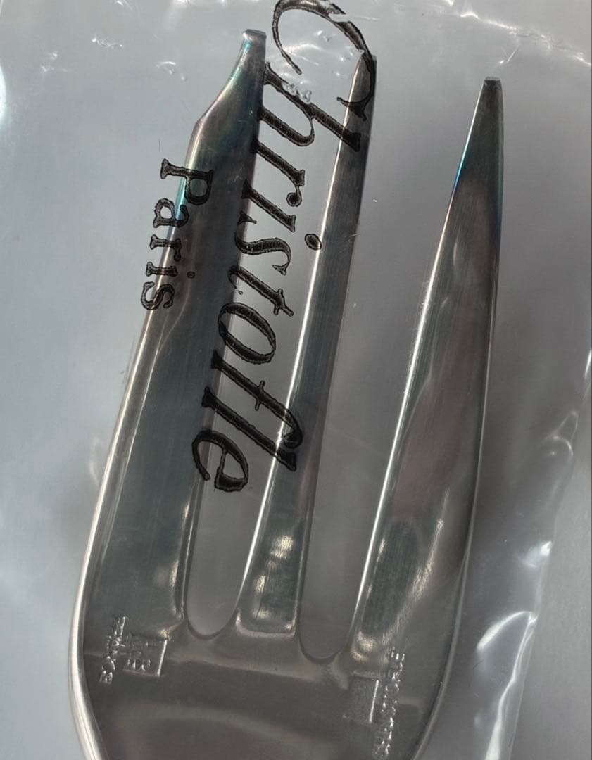 【未開封】 Christofle クリストフル　フォーク スプーン　フィデリオ