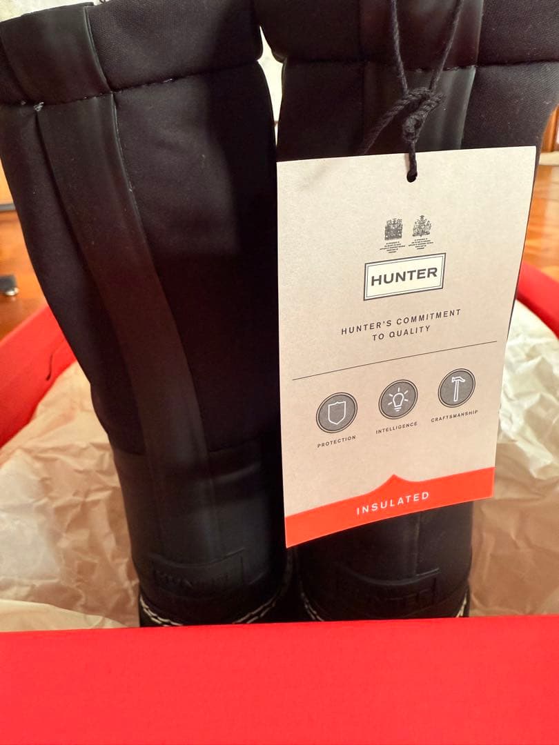 ハンター/レインブーツ/リファインドステッチシェルパブーツ