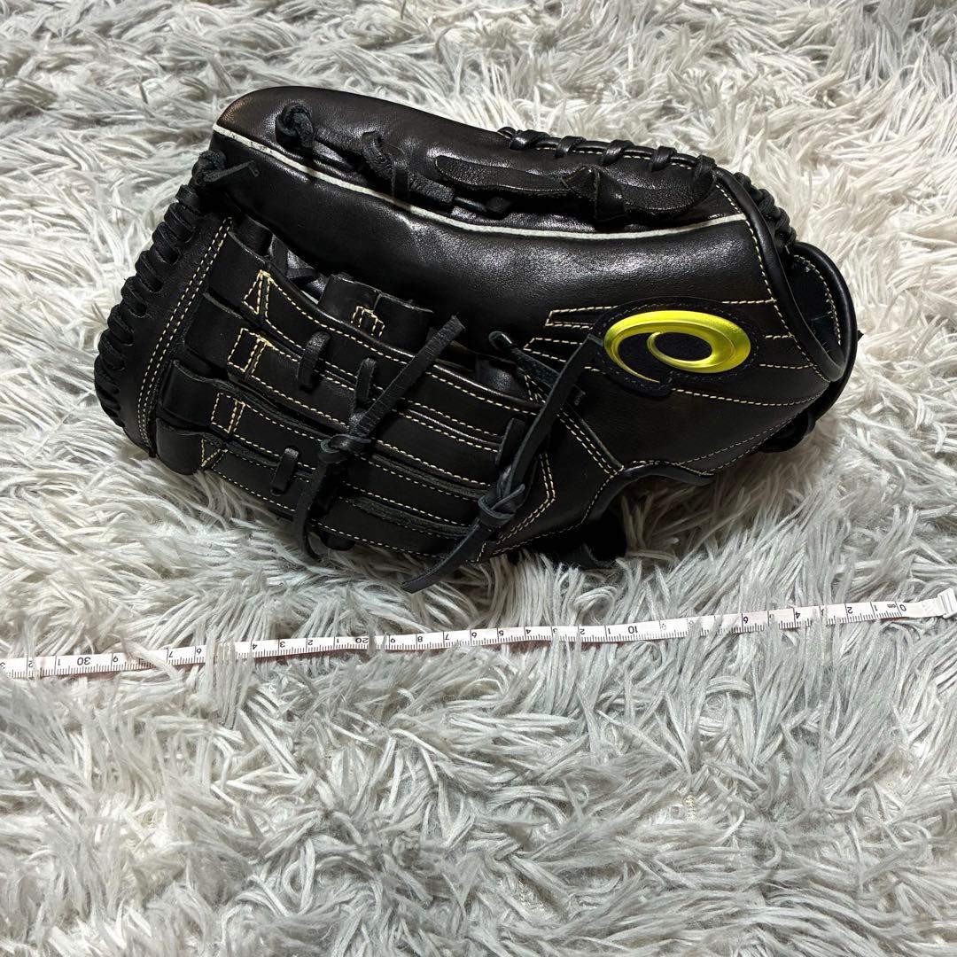 【美品】asics 軟式 右投げ 大人 大谷翔平モデル 本革 オールラウンド