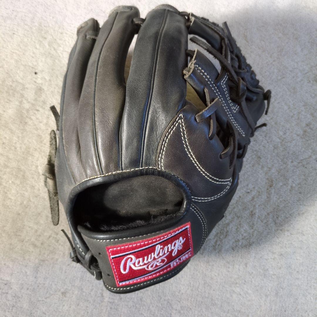 軟式グラブ　ブラック　ローリングス　内野手　オールラウンド