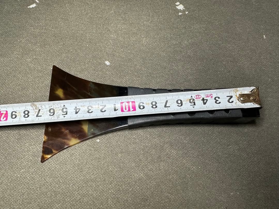 三味線　鼈甲撥　天然素材　バチ　和楽器 民謡　アンティーク　細密細工