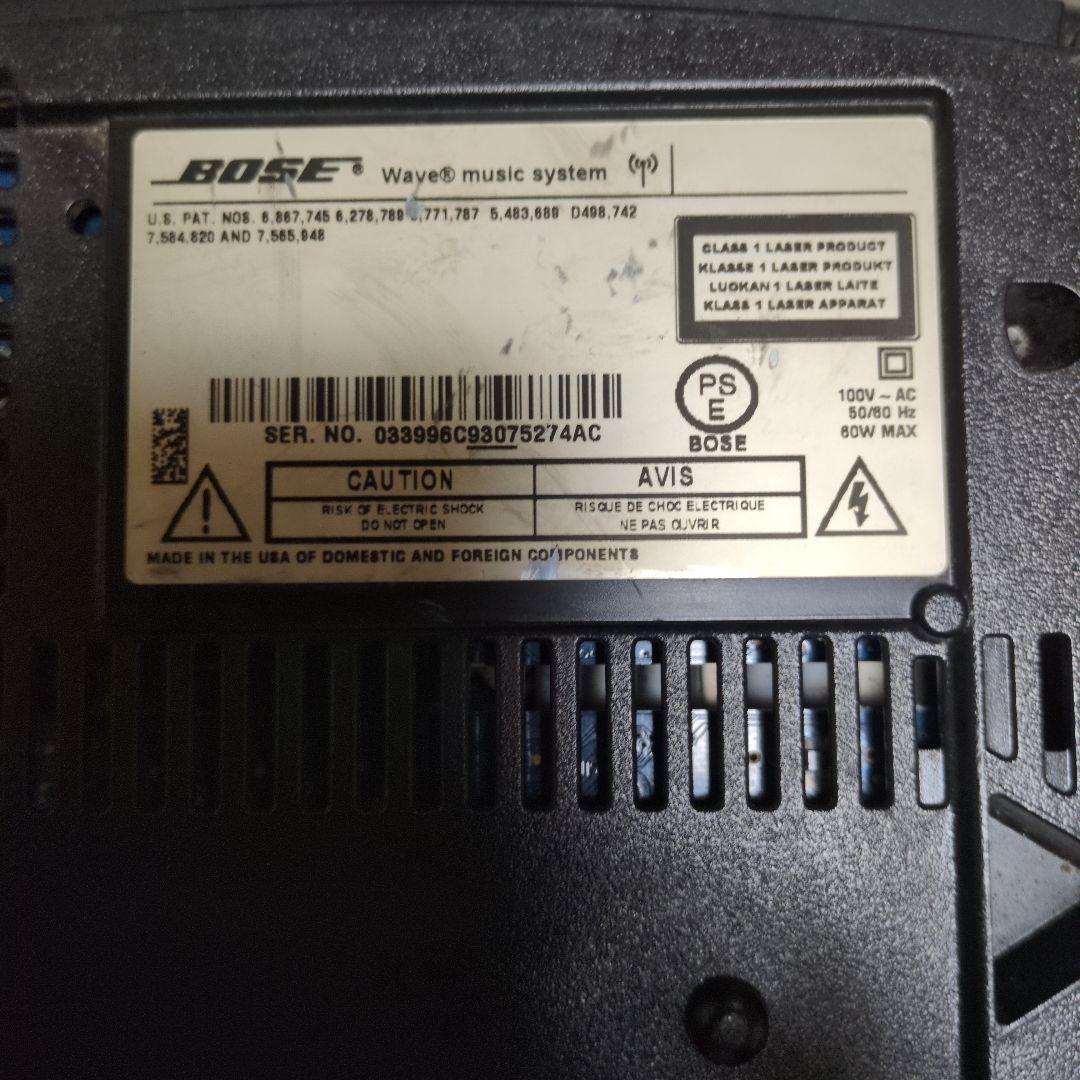 Bose Wave Music System 動作品　純正コード汎用リモコン取説
