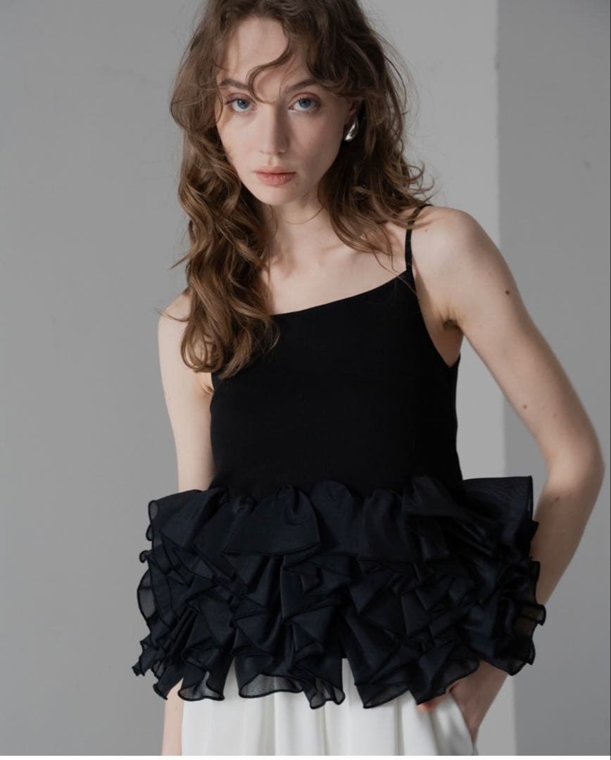 新品未開封 maison de Dolce. blossom cami 黒