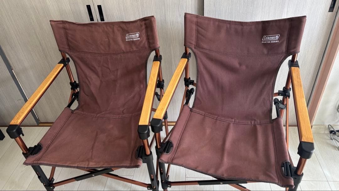 コールマン、椅子2脚セット