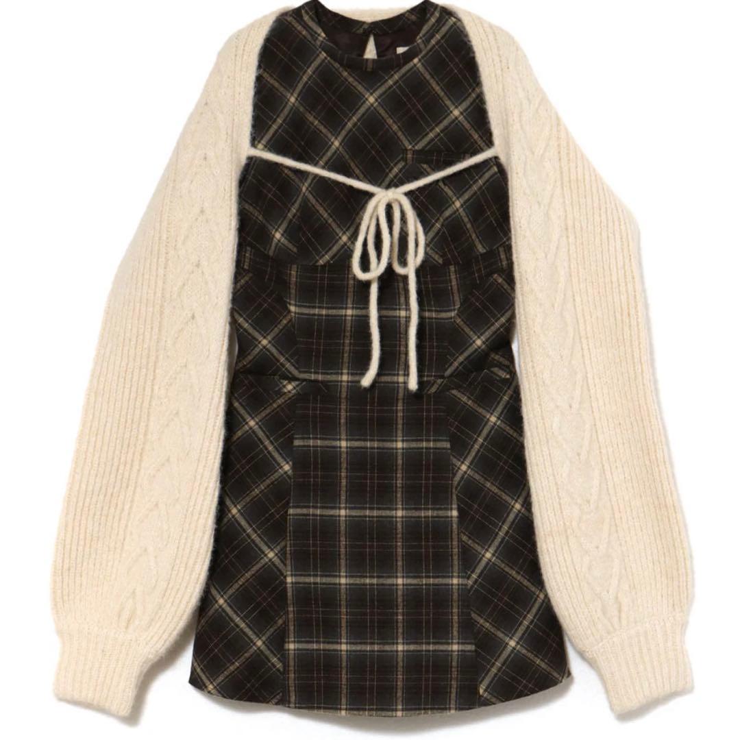 andmary Mimi check set mini dress アンドマリー