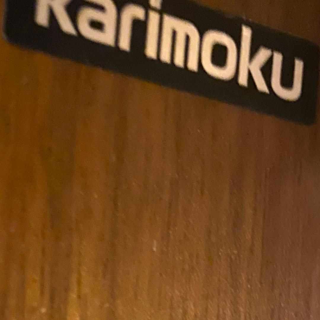 美品。カリモク本棚。