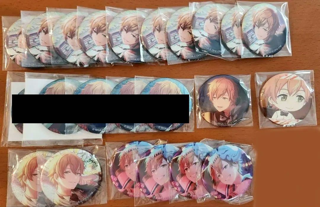 プロセカ　グリッター缶バッジ　東雲彰人