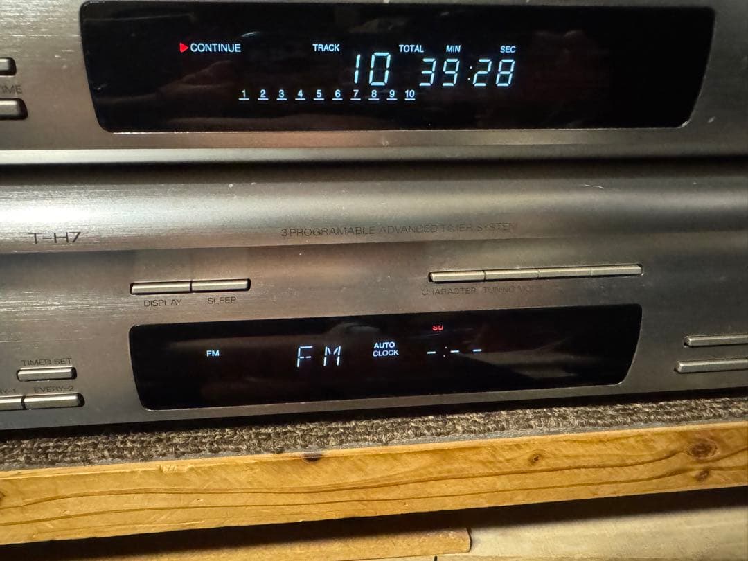 CLUB SANSUI ミニコンポ ラジオ CDプレーヤー