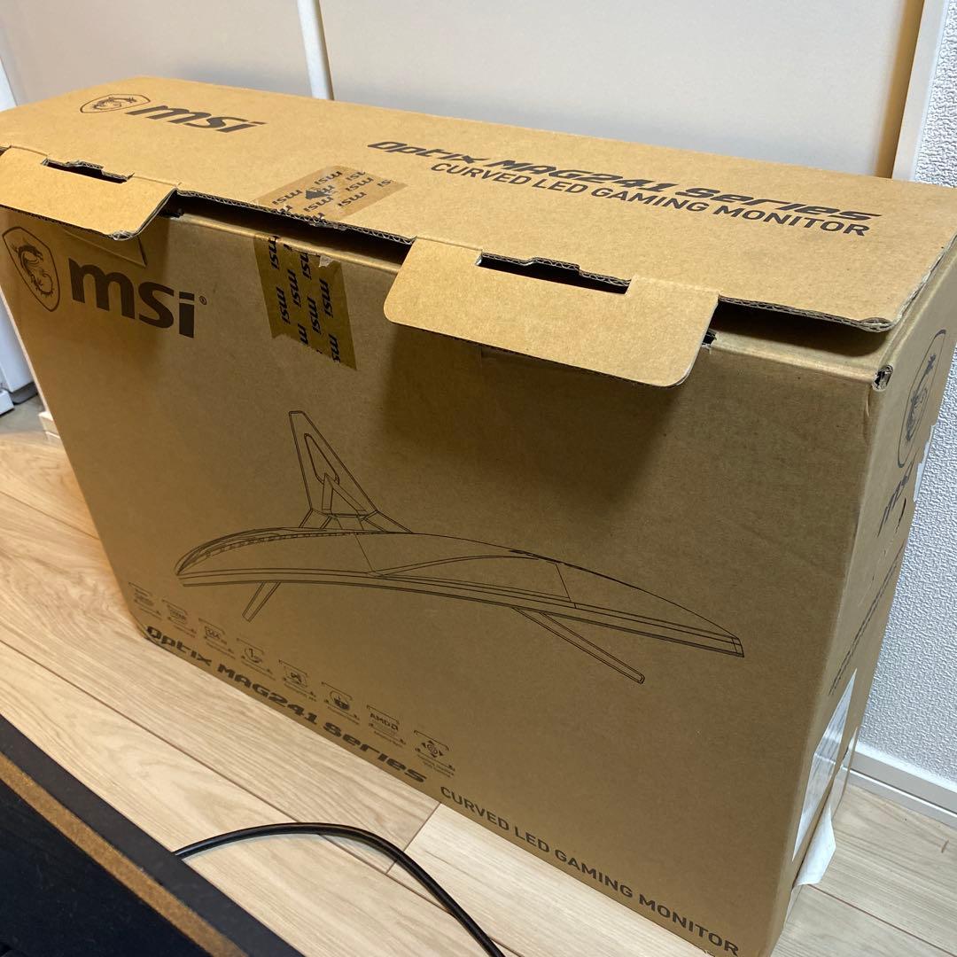 湾曲 ゲーミングモニター msi Optix MAG241CVJP 23.6