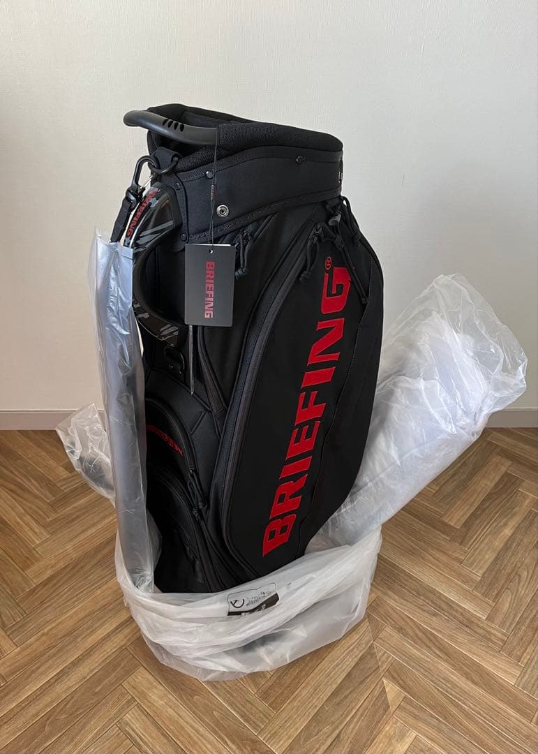 新品送料込み BRIEFINGブリーフィングキャディバッグCR-5#03ブラック
