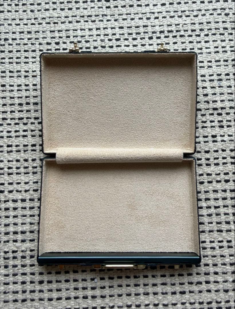 非売品 GLOBE-TROTTER 名刺入れ トランク型　新品　ネイビー