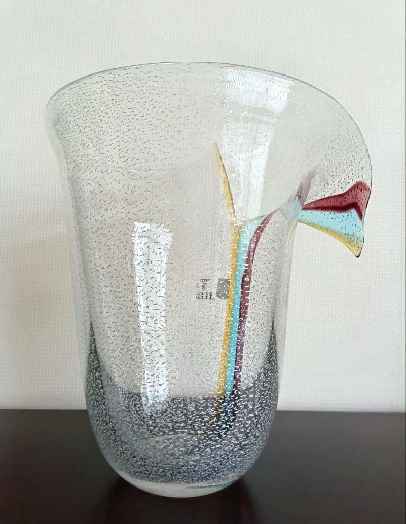 最終価格 ムラーノ ザネッティ MURANO Zanetti 花瓶/置物