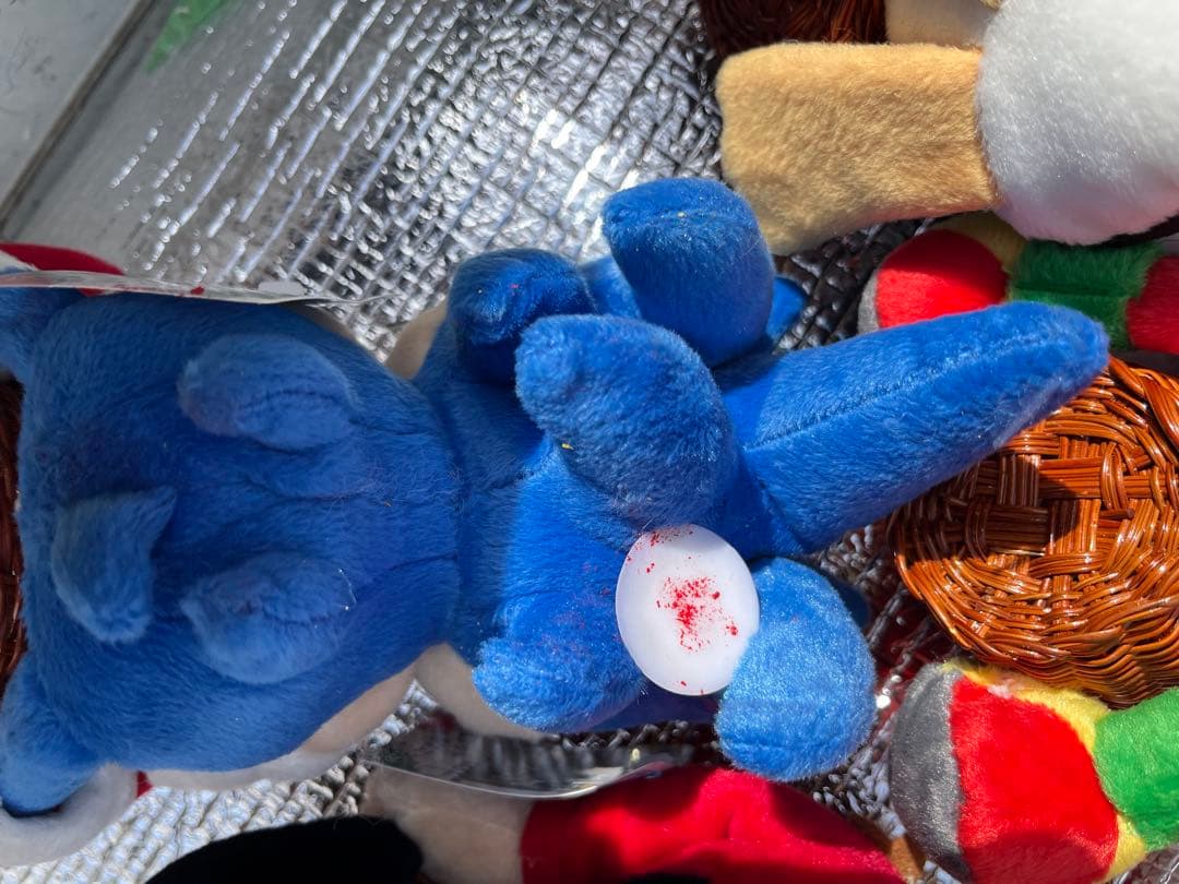 非売品 セガソニック バスケット付きぬいぐるみ5個セット