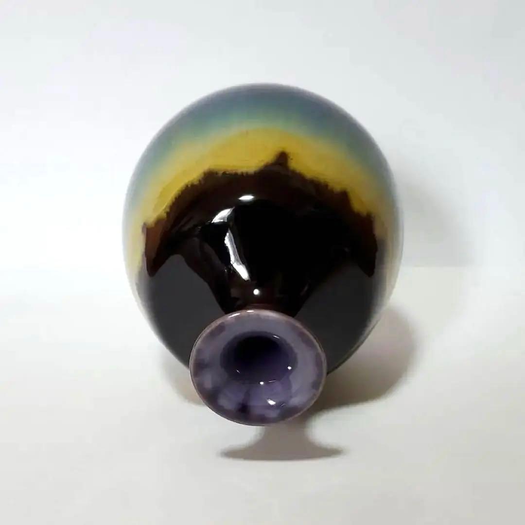 人間国宝 三代 徳田八十吉(正彦) 壺 九谷焼 共箱