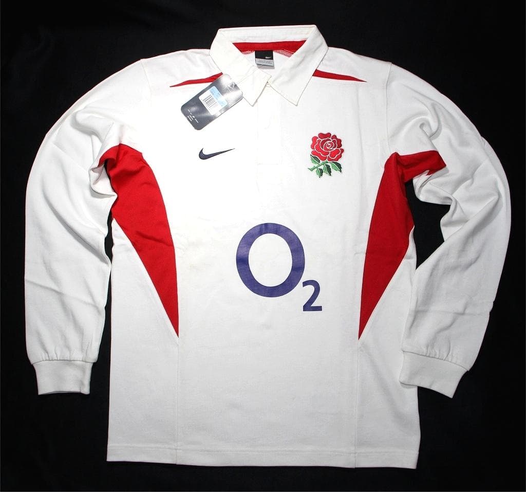 T*R様 イングランド 2003-05 ラグビー O2 M 綿 未使用 Engl