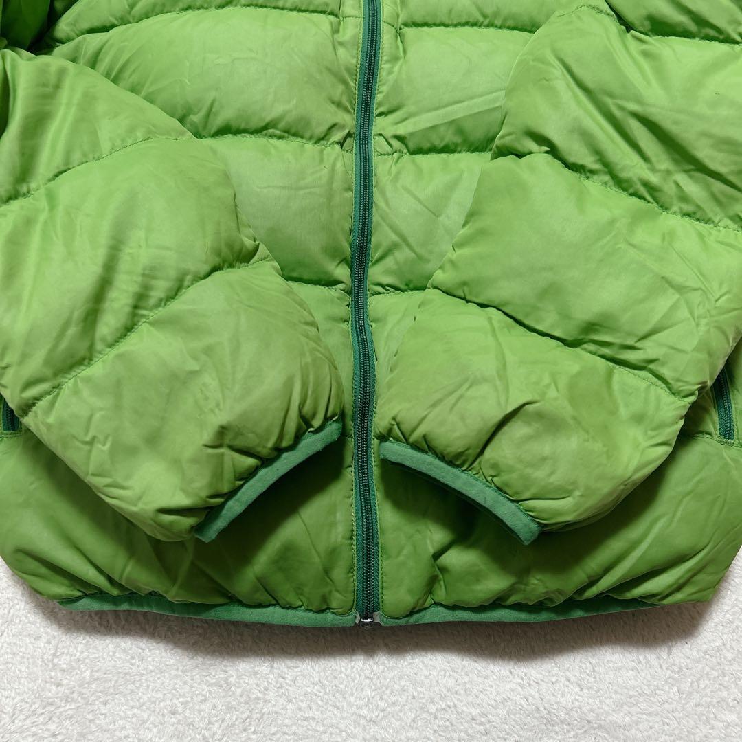 s*a様 y2k 短丈 モンベル down jacket parka グリーン
