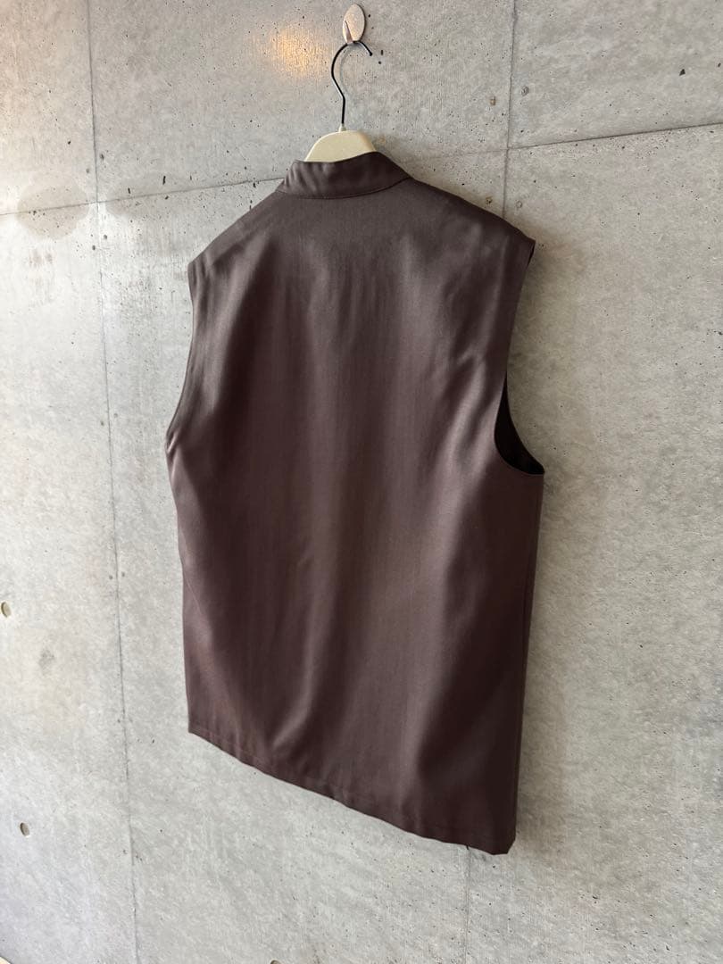 LUTAYS リュテス VALMONT VEST ウールベスト 茶 50 未使用