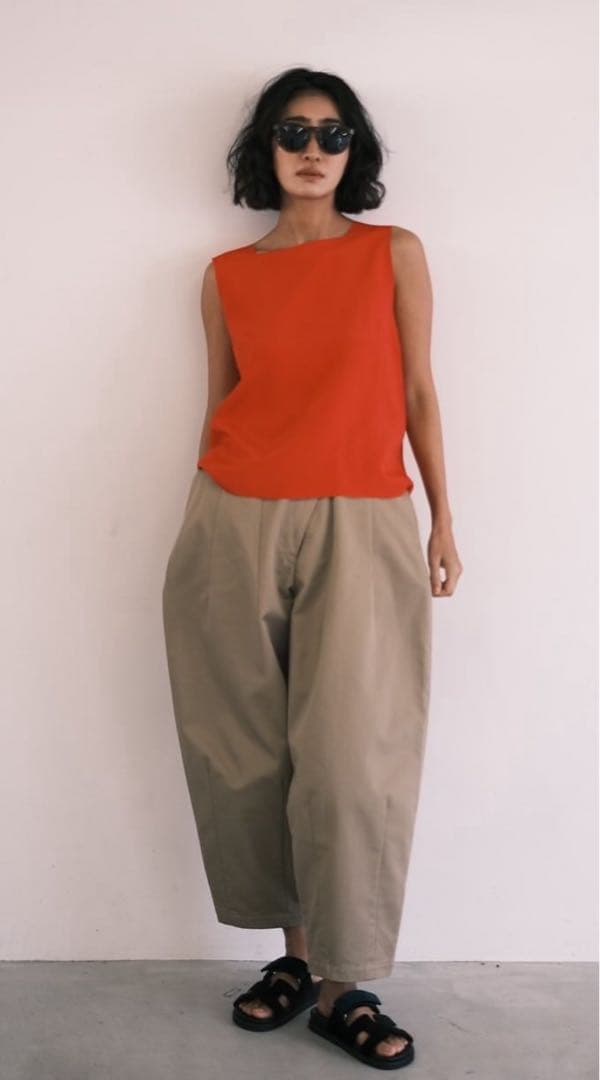 Nala ナラ cocoon chino チノパンMベージュ