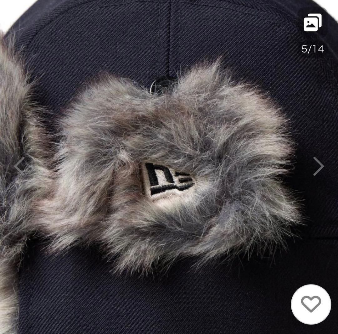 NEW ERA ネイビー フライトキャップ