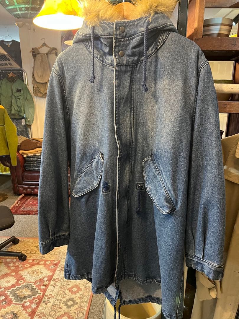 M-65 M-48モッズコート デニム コヨーテファー アメリカ製