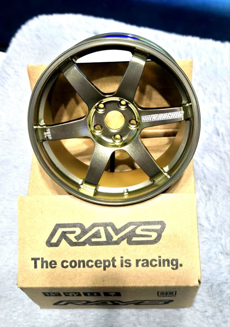 限定 新品 RAYS　1/4 スケール TE37 レイズボルクレーシング