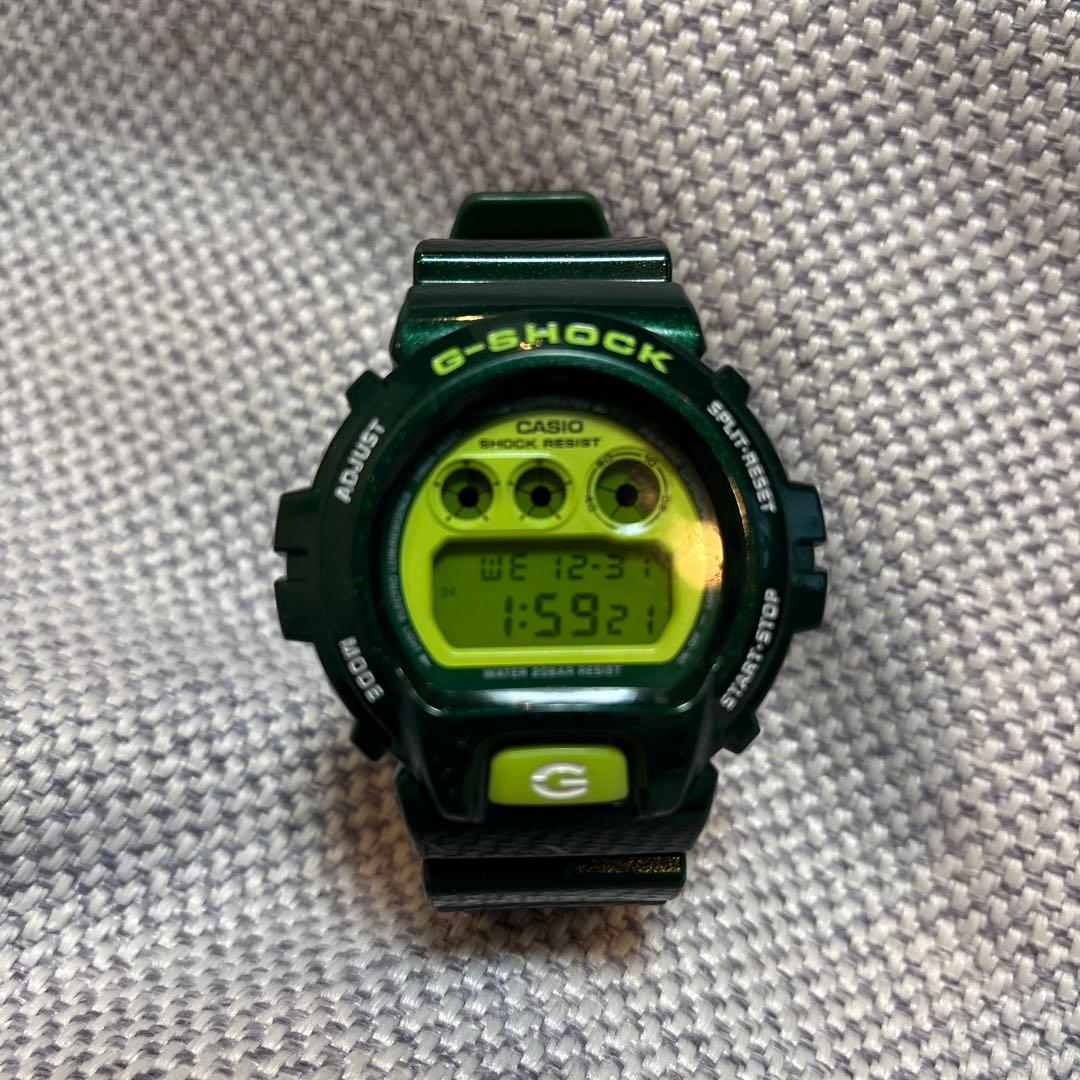 gショック dw-6900 クレイジーカラー　グリーン