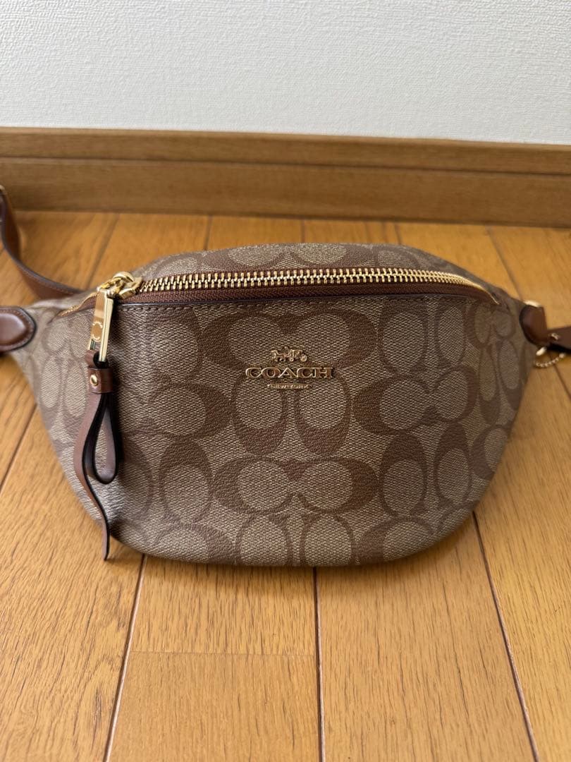 COACH ボディバッグ モノグラム ブラウン
