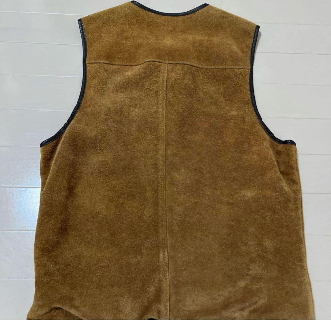 米国製 Schott メンズM レザーベスト ショット