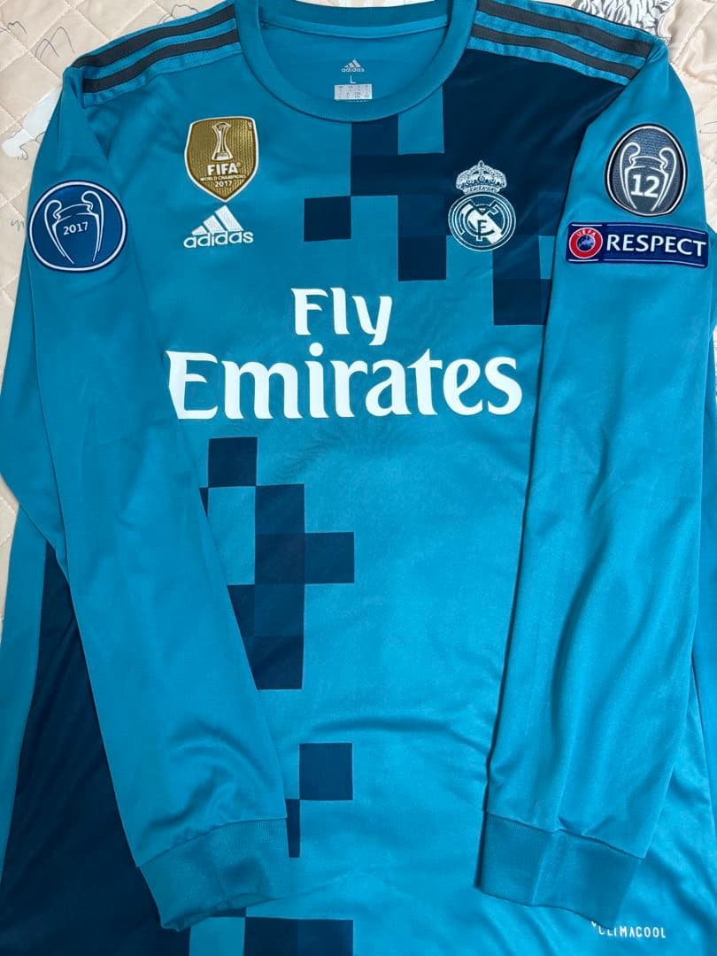 レアル・マドリード 17-18シーズン ロナウド ユニフォーム長袖(パッチ付き)
